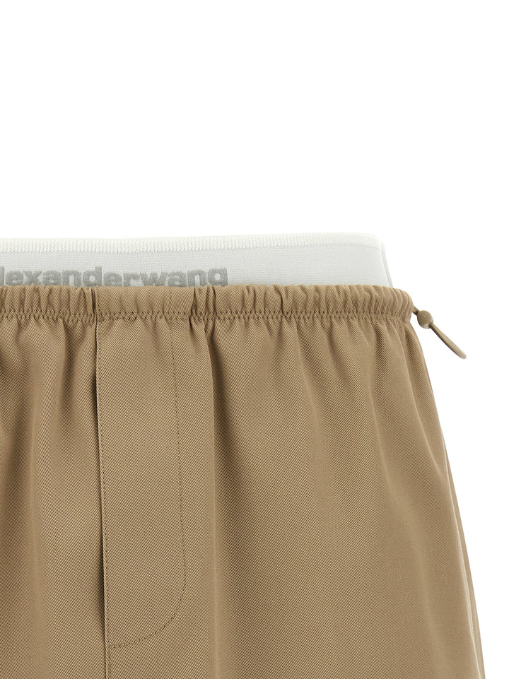 Alexander Wang Double Layer Waist Skirt Skirts - Beige | 44cb1a6a817240a5071bbce20f723c3e06a2d852