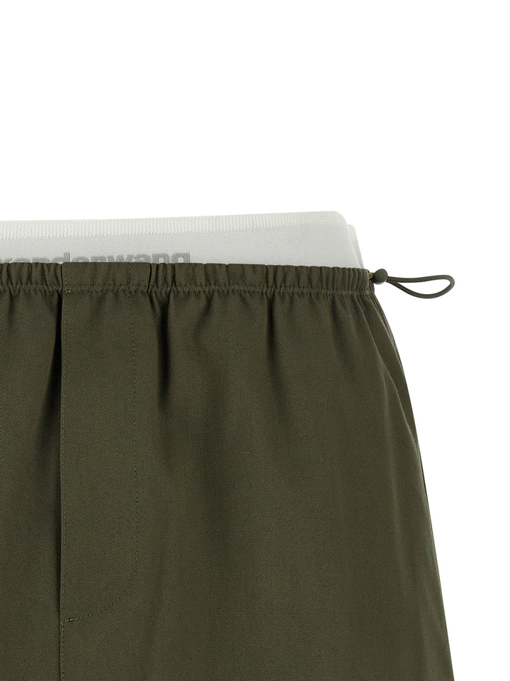 Alexander Wang Double Layer Waist Skirt Skirts - Green | e7595ef0fe4660f8a12e2ba4bd5682bd12794c43