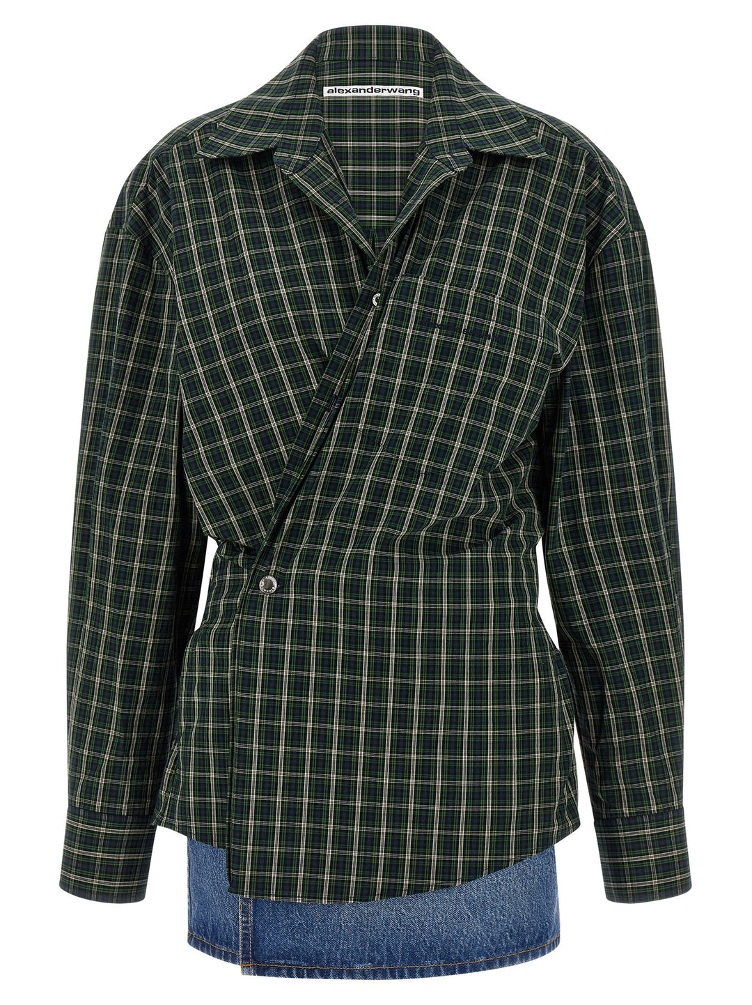 Alexander Wang Wallet Shirt Dress Dresses - Green | bb5a236071f9f4a268f1d1b28f27de5ced040edf