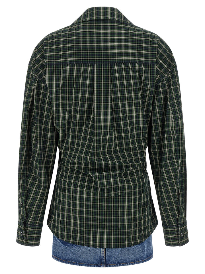 Alexander Wang Wallet Shirt Dress Dresses - Green | 86638ce3fb78ce0c6a0c641f8362f5692aa6f777