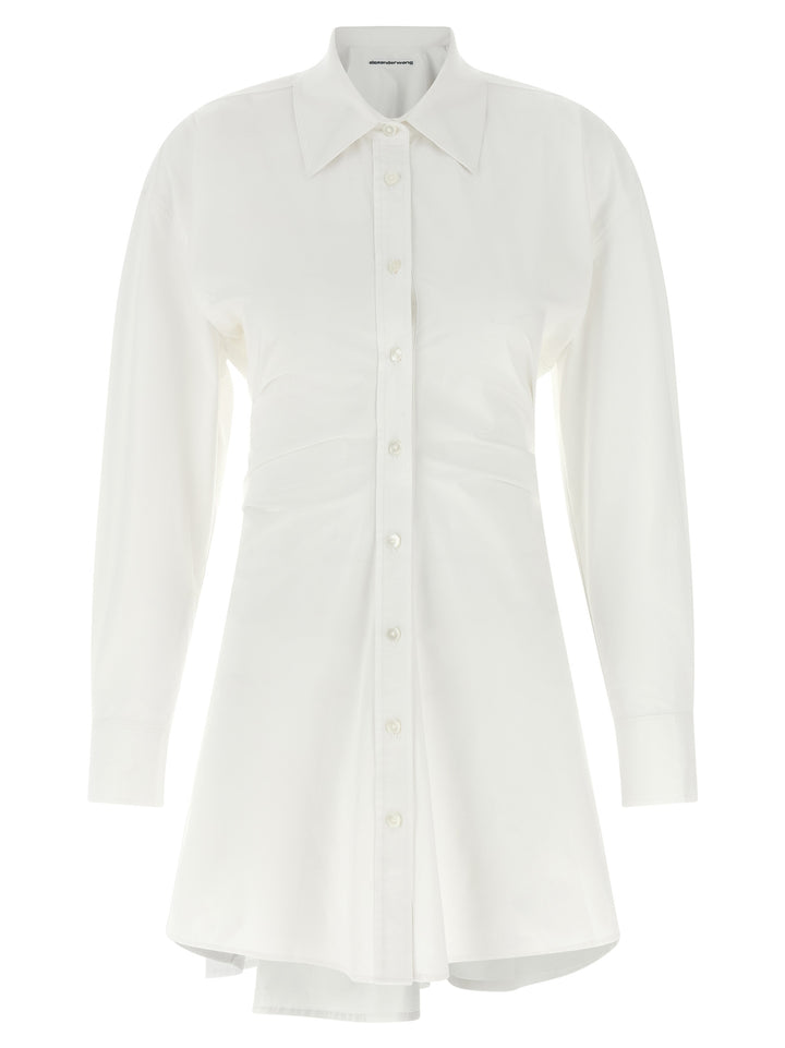 Alexander Wang Chemisier Dress Dresses - White | 44f67d1b19bd23d78a613784fd21e5da9d0ae0c1