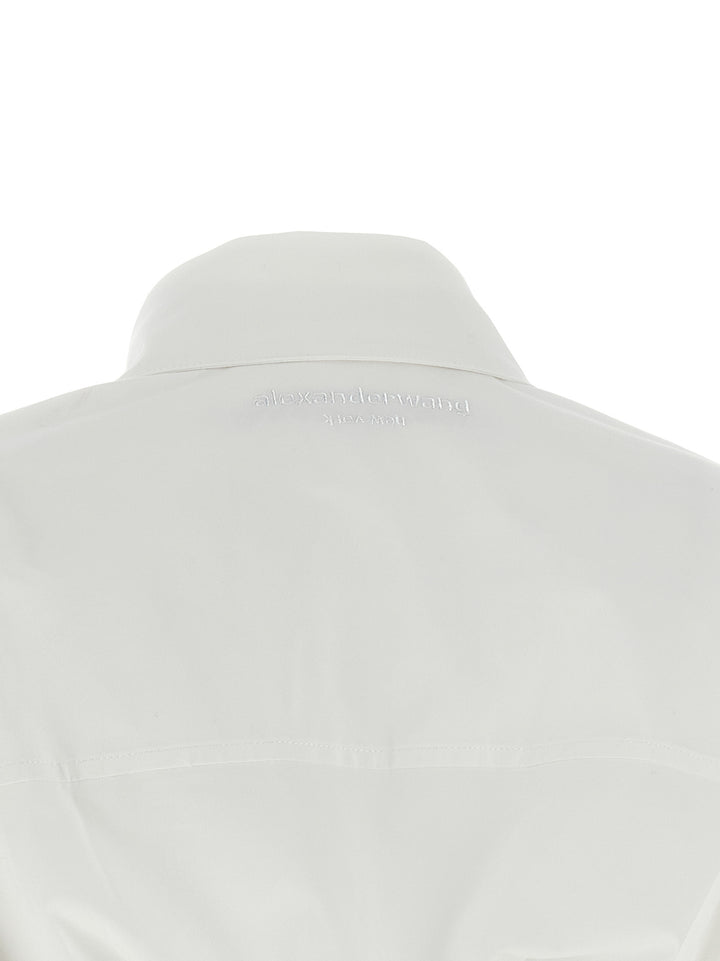 Alexander Wang Chemisier Dress Dresses - White | 82e911af07cd37df78d6ba2beb07c655ba0d0035
