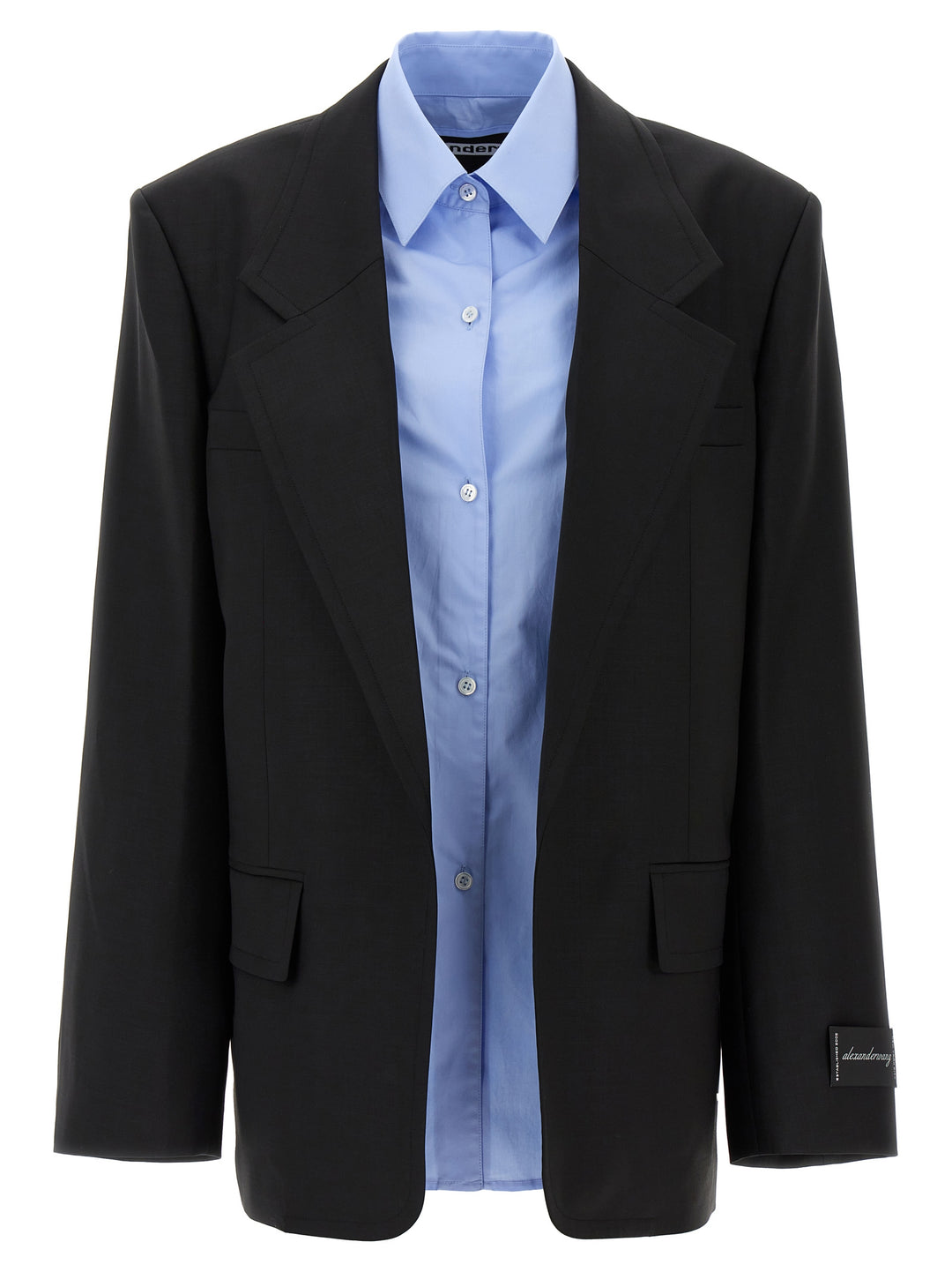 Shirt Insert Blazer Blazer And Suits Black