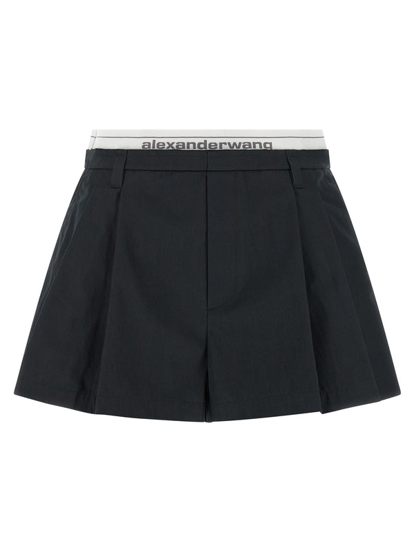 Logo Band Shorts Bermuda And Short Black