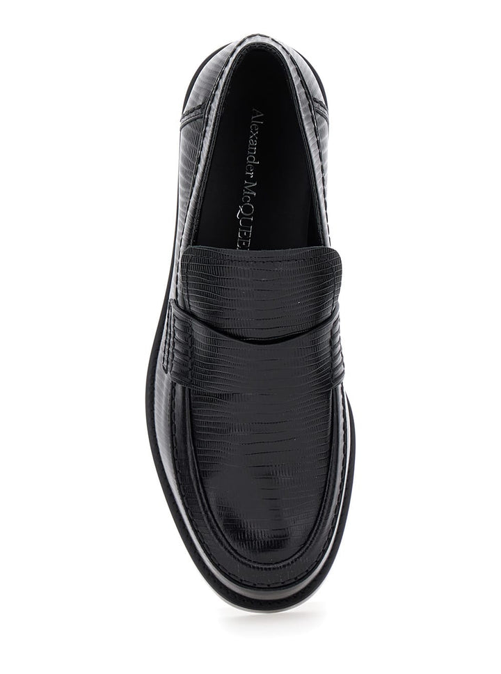 Classic Loafer Lace-Up Shoes Black