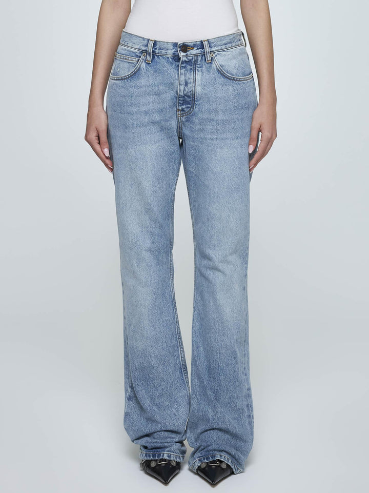 Straight Trousers Blue