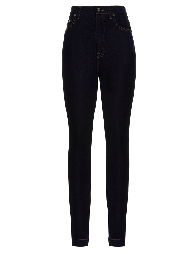 Dolce & Gabbana Grace Jeans - Black | 6567ecaa1241ce81ad0228d91d22b0eabf1b6a25