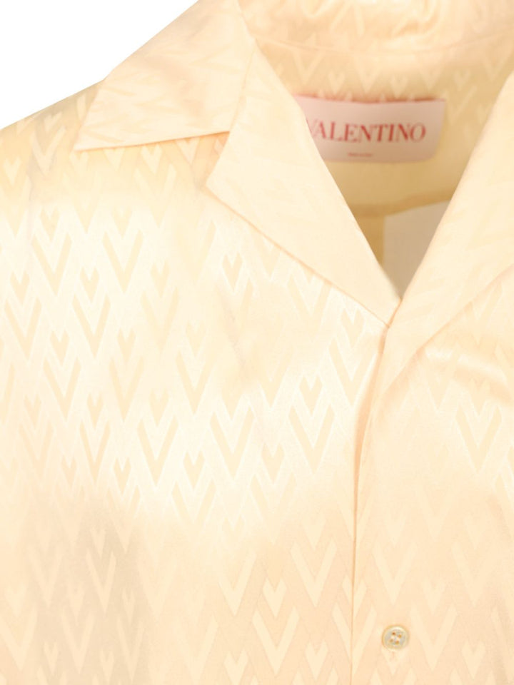 Bowling Shirt Shirts Beige