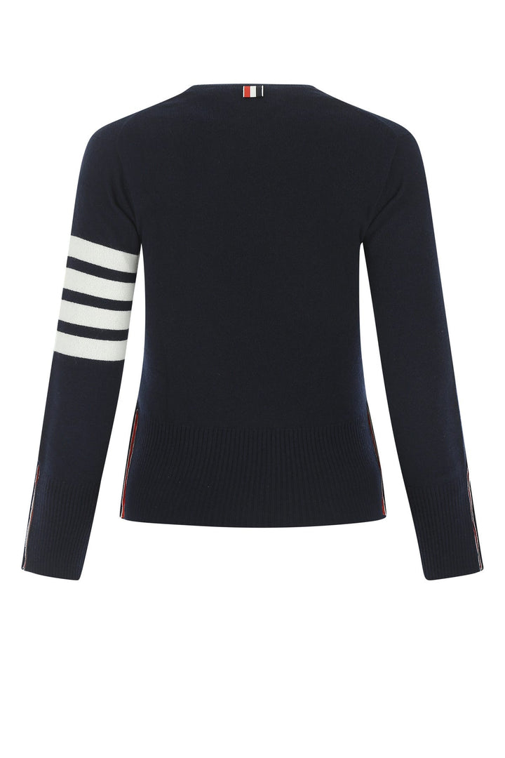 Navy blue wool sweater