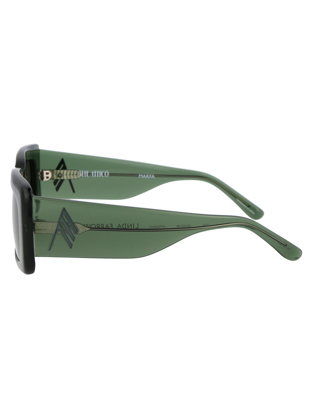 The Attico SUNGLASSES - Green | 22c73ce0c616bbe69995cb1266f81678ad4beb07