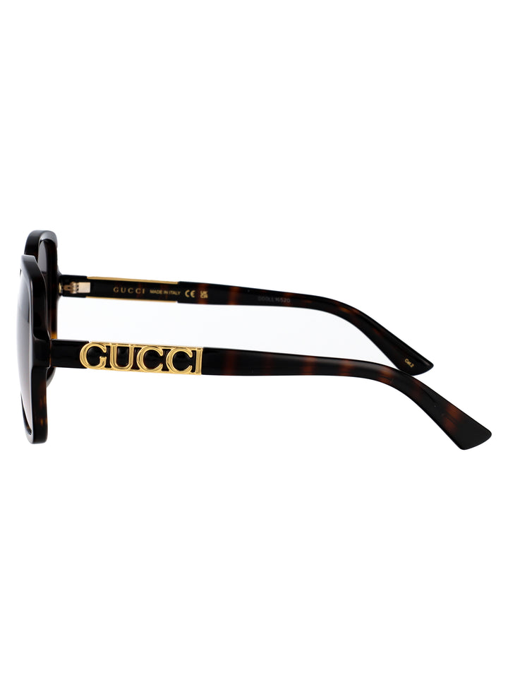 Gucci SUNGLASSES - Brown | c5f09bf04bb145cac5c2daae981e900d65d486bb