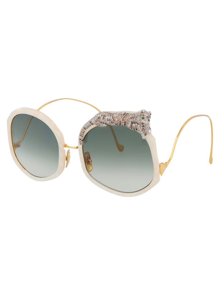 Anna Karin Karlsson SUNGLASSES - Ivory | f340b60022fb81620ce7347e0c516ef3156d87e4