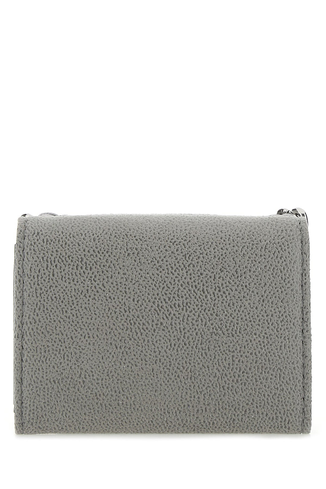 Grey shaggy deer mini Falabella wallet