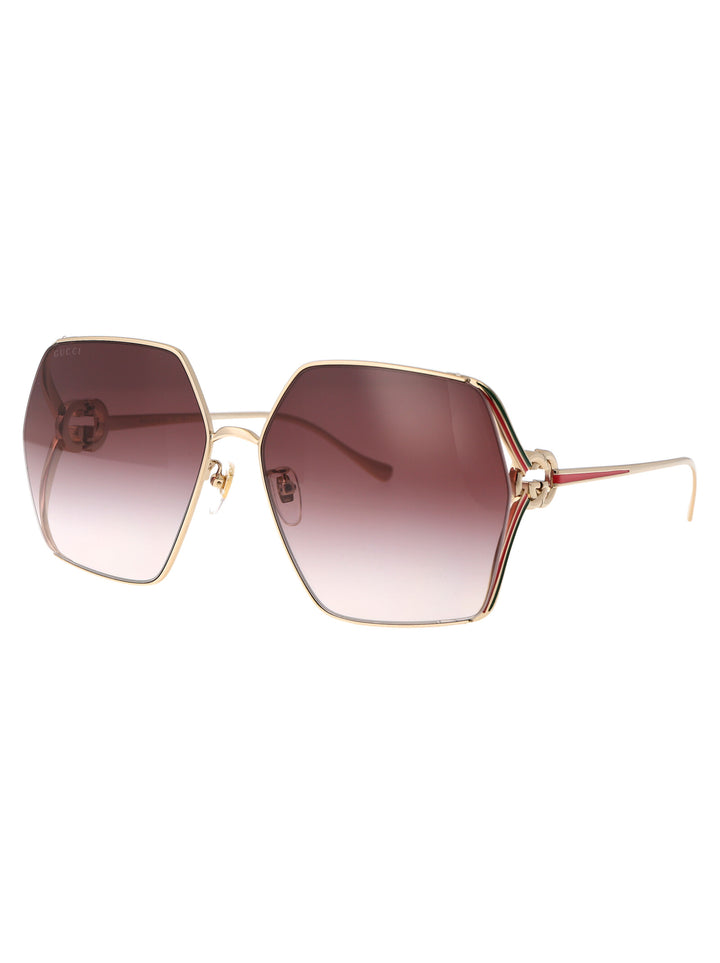 Gucci SUNGLASSES - Gold | 81f91ae1c831baed6171b3c98b2493b9d7d354f5