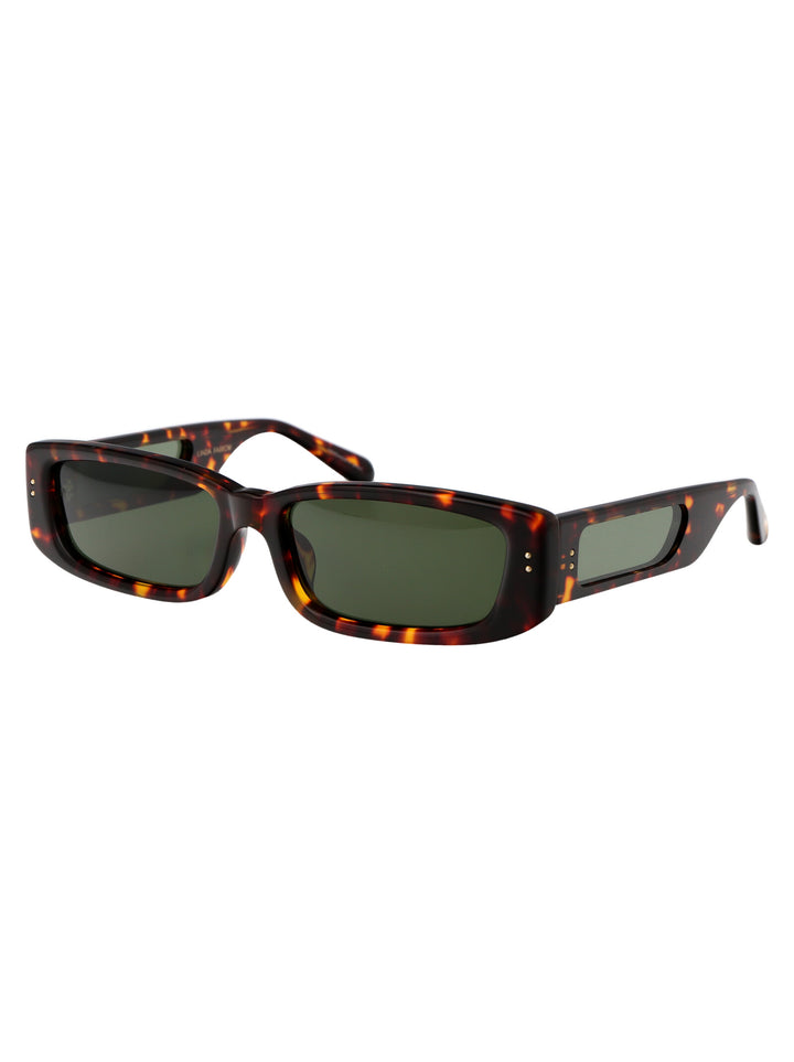 Linda Farrow SUNGLASSES - Brown | 0a581a2bf024309ae1a4d8cd7b8c323d00aaad21