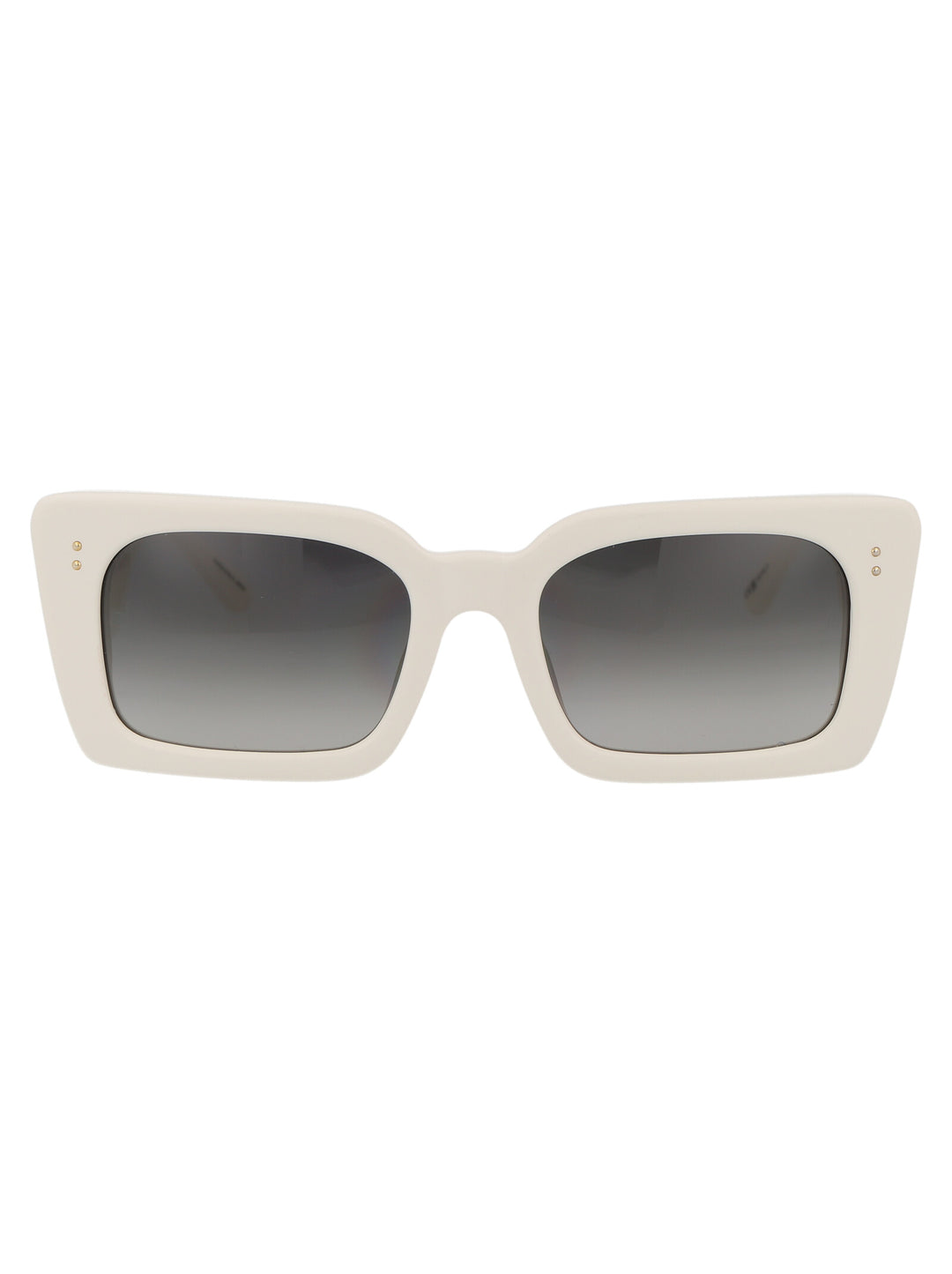 Linda Farrow SUNGLASSES - White | d55caed42ed7fb31cdc2ec7f8daad6f27a601e87