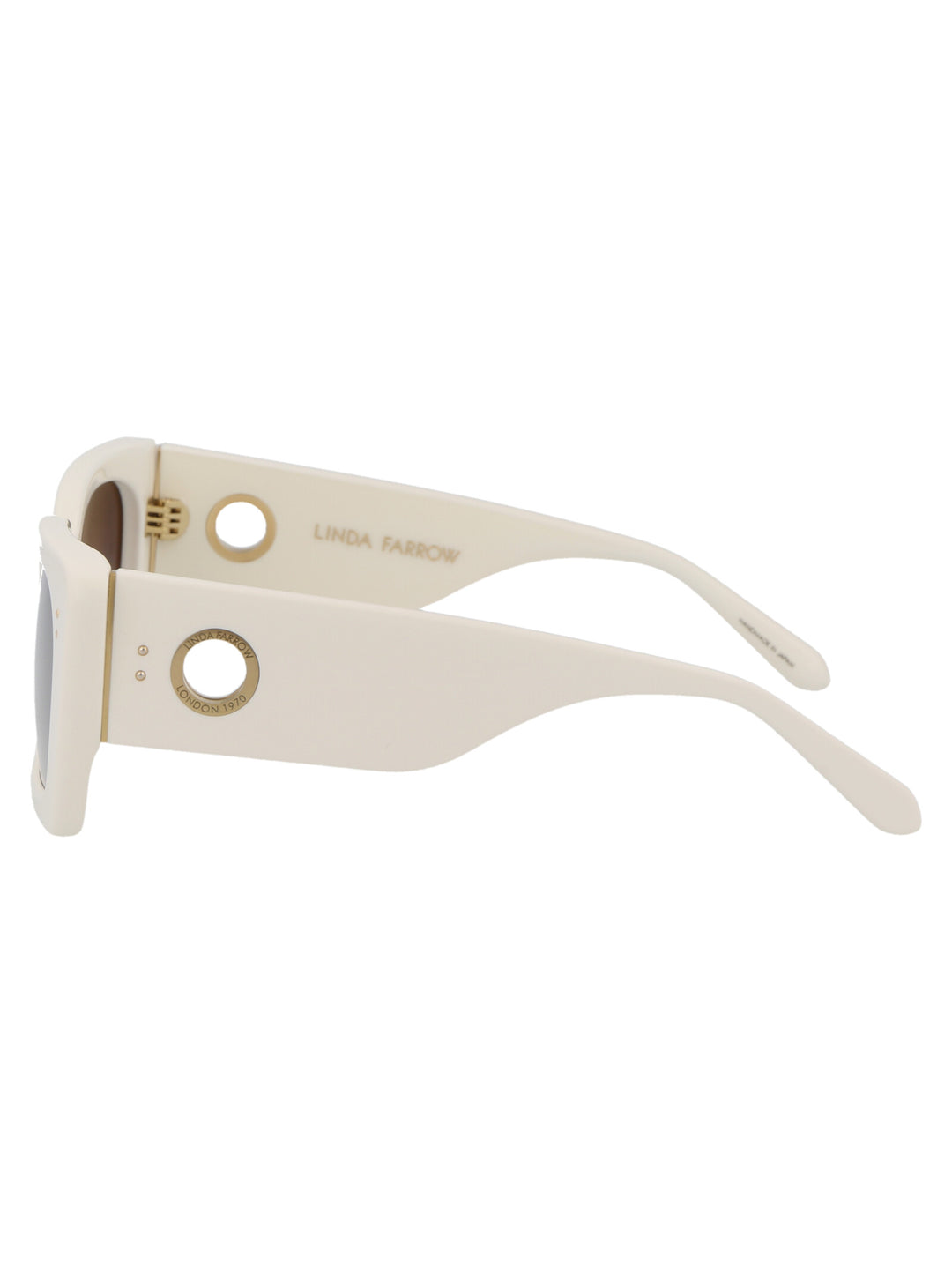 Linda Farrow SUNGLASSES - White | 720d8ec80a1e6ef090c30902d612c912dd134fb5