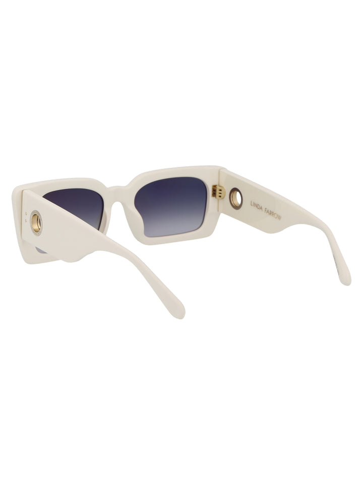 Linda Farrow SUNGLASSES - White | 385911c3e40a095e56d6836be304c1a884a504ae