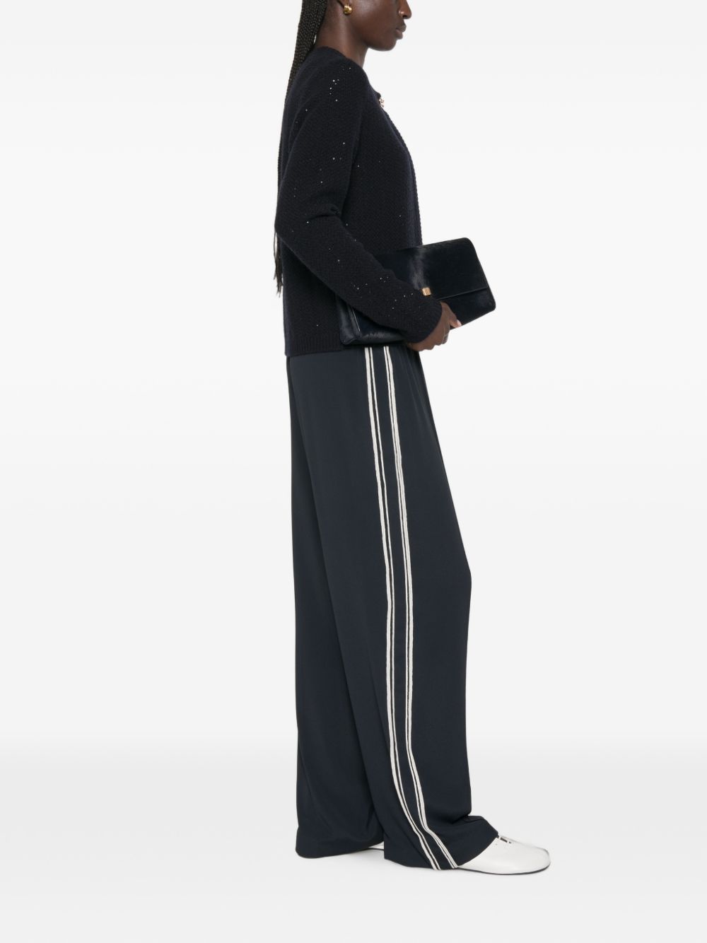 Fabiana Filippi Trousers - BLUE | ddee531a81d737d0dc64e364cbaf441299ac4dbd