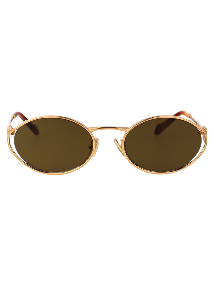 Miu Miu SUNGLASSES - Gold | 86b1c84aedb2d427894594e85a2fdcf2ea1b50ba