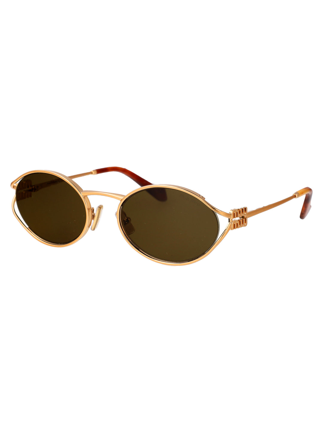 Miu Miu SUNGLASSES - Gold | 1c43b988ab636b3aa330726419e445895fed53b0