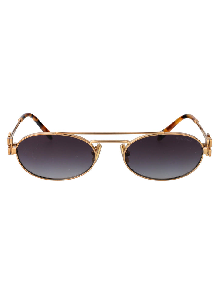 Miu Miu SUNGLASSES - Gold | cc206ee451b82045964b9fef4fc7f83cc1517f6d