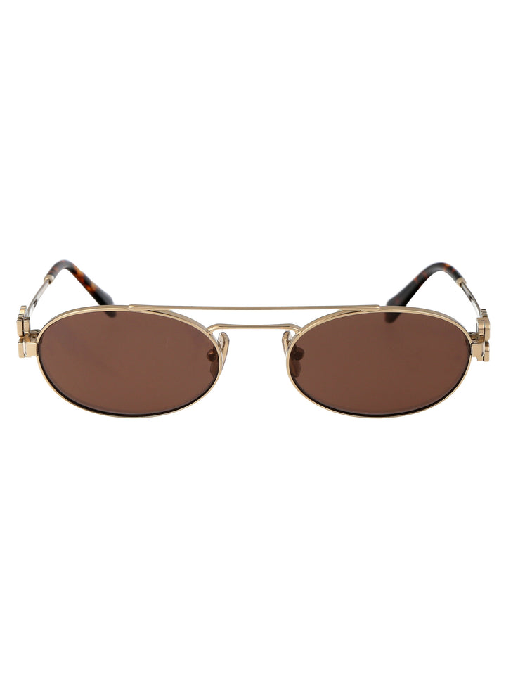 Miu Miu SUNGLASSES - Gold | bb824b959a851c85f13e439ac54d9b21ec7254a5