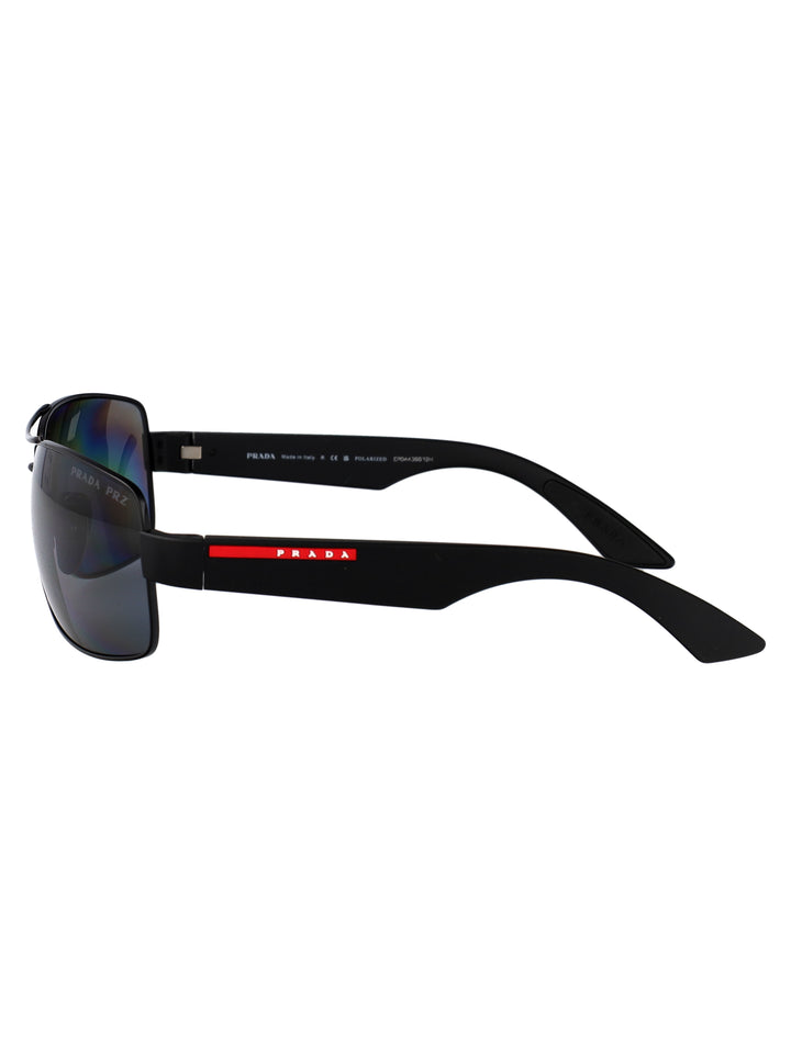 Prada Linea Rossa SUNGLASSES - Black | 87ec435e89164438921ee1aa83d391274860a978