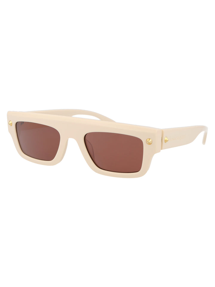 Alexander Mcqueen SUNGLASSES - Ivory | a579189637abd4bbc6dbb3db3c6241ff4a3e4b44