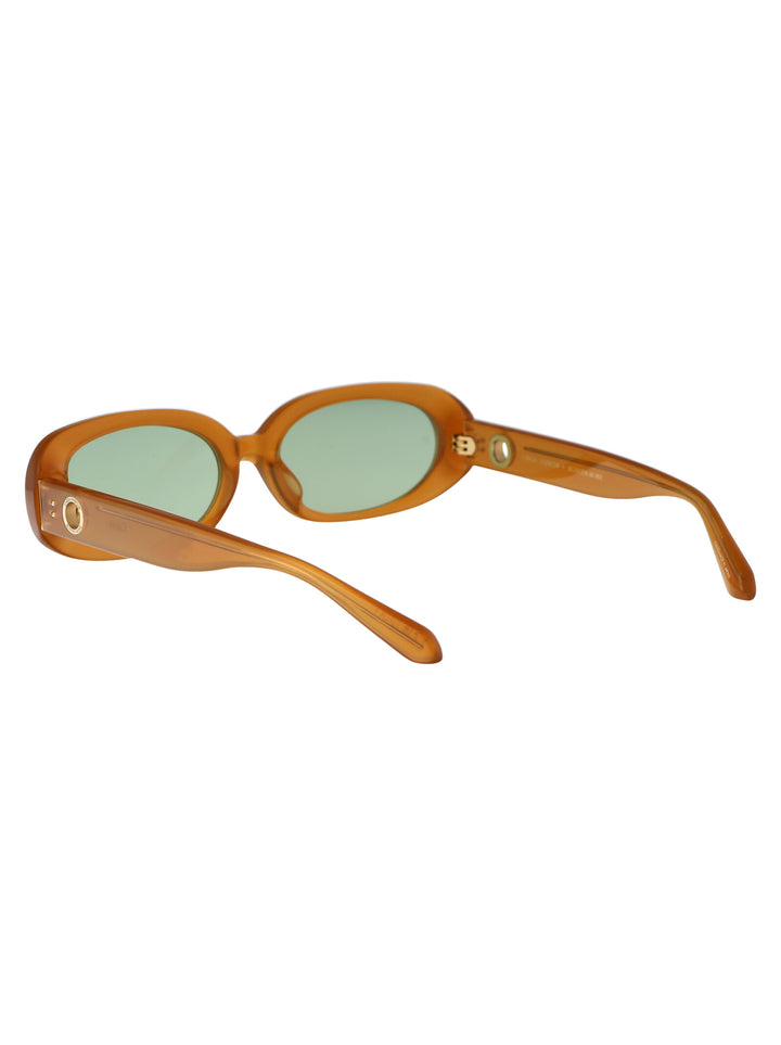 Linda Farrow SUNGLASSES - Brown | 6bd6bab328a6f7ebdc97c1b8d100496f450c44d9