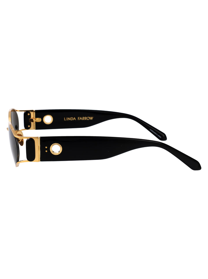 Linda Farrow SUNGLASSES - Gold | 98d0b00542840c77d76d0896827f65a243479135