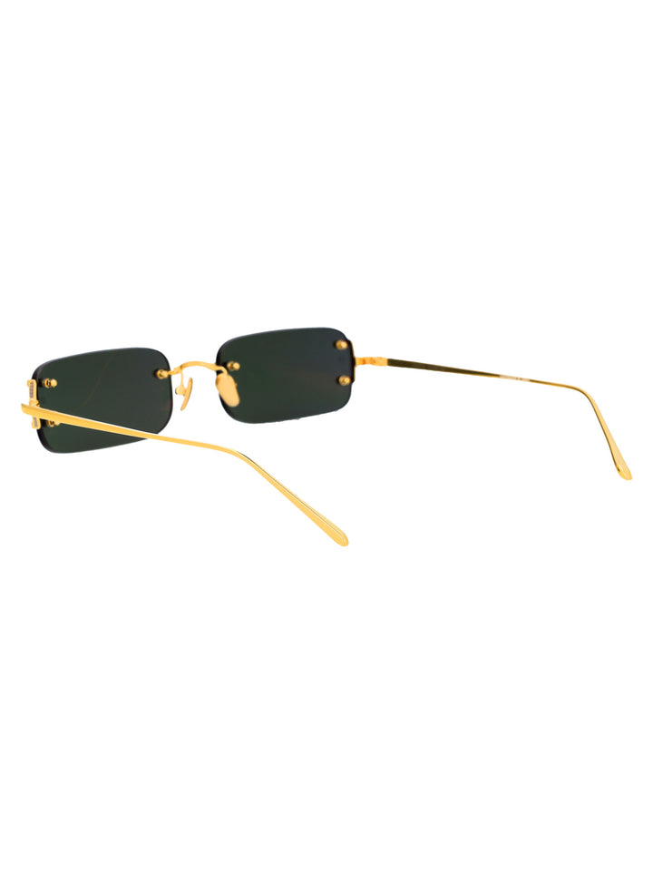 Linda Farrow SUNGLASSES - Gold | f49aadc913b9942cb0313b041647d871b61d2acf