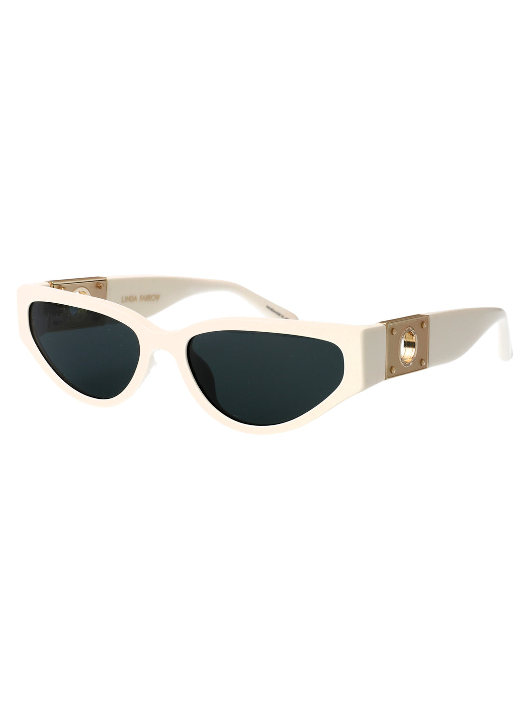 Linda Farrow SUNGLASSES - White | 4a237d92e2f97cf45f58d35148b6807afe4d8d18