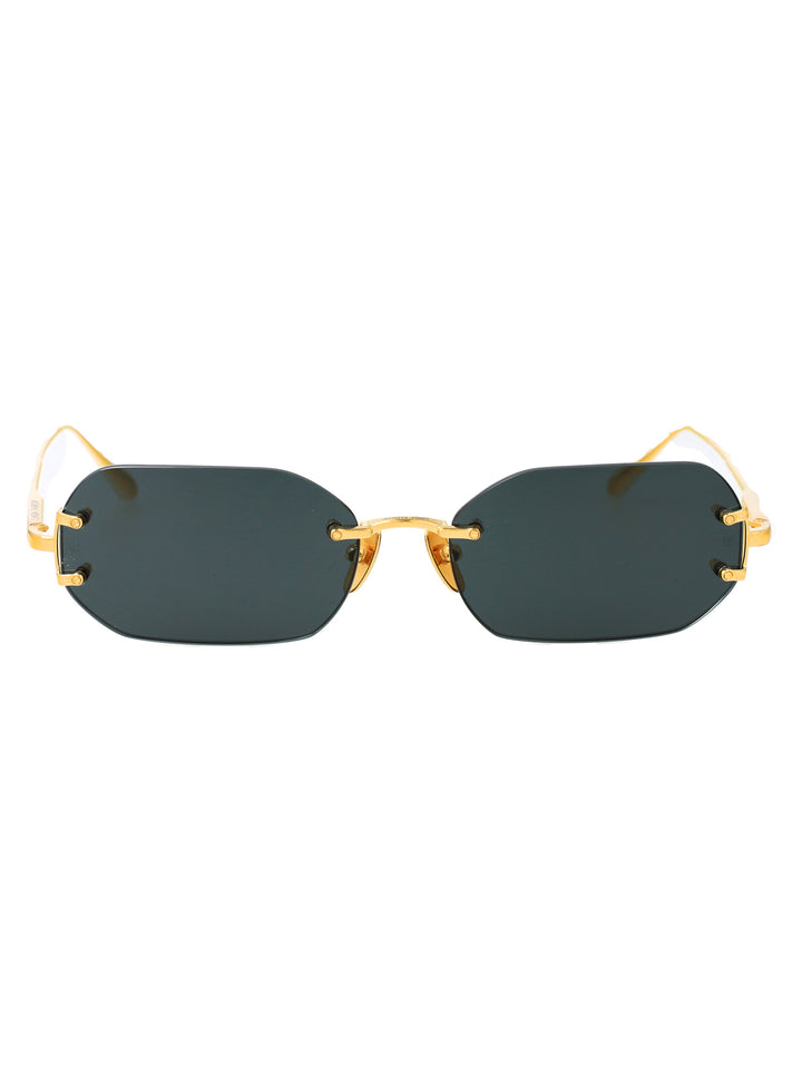 Linda Farrow SUNGLASSES - Gold | 0ab7604941012b49c4a0ac2bc75ca9a74bfad04b