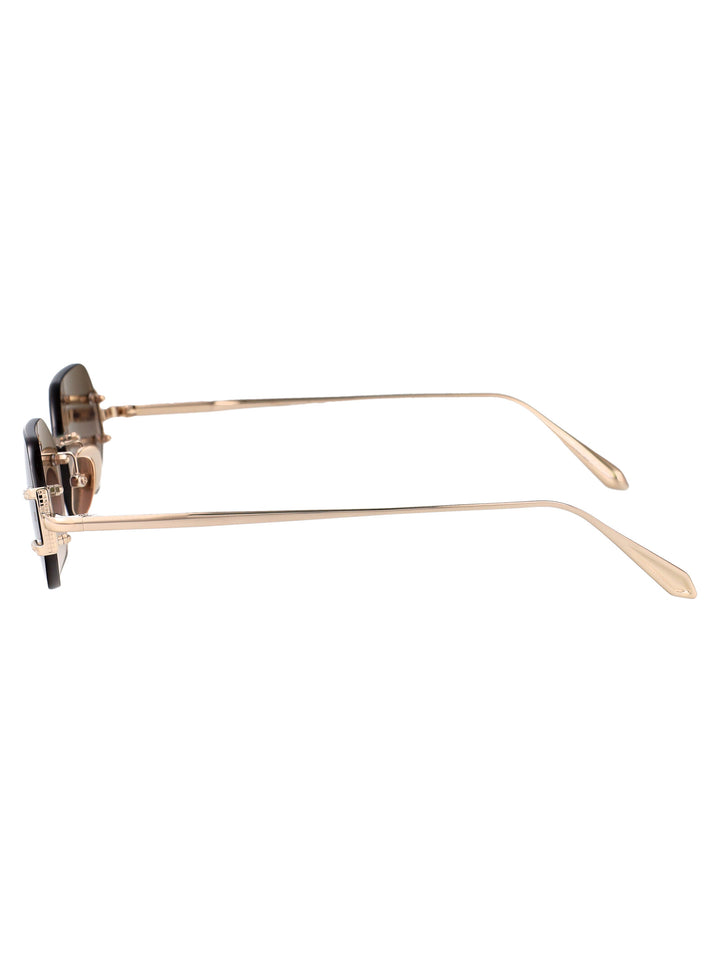 Linda Farrow SUNGLASSES - Gold | 1cd86da14ba71554463d0139931e2a5b378524d2