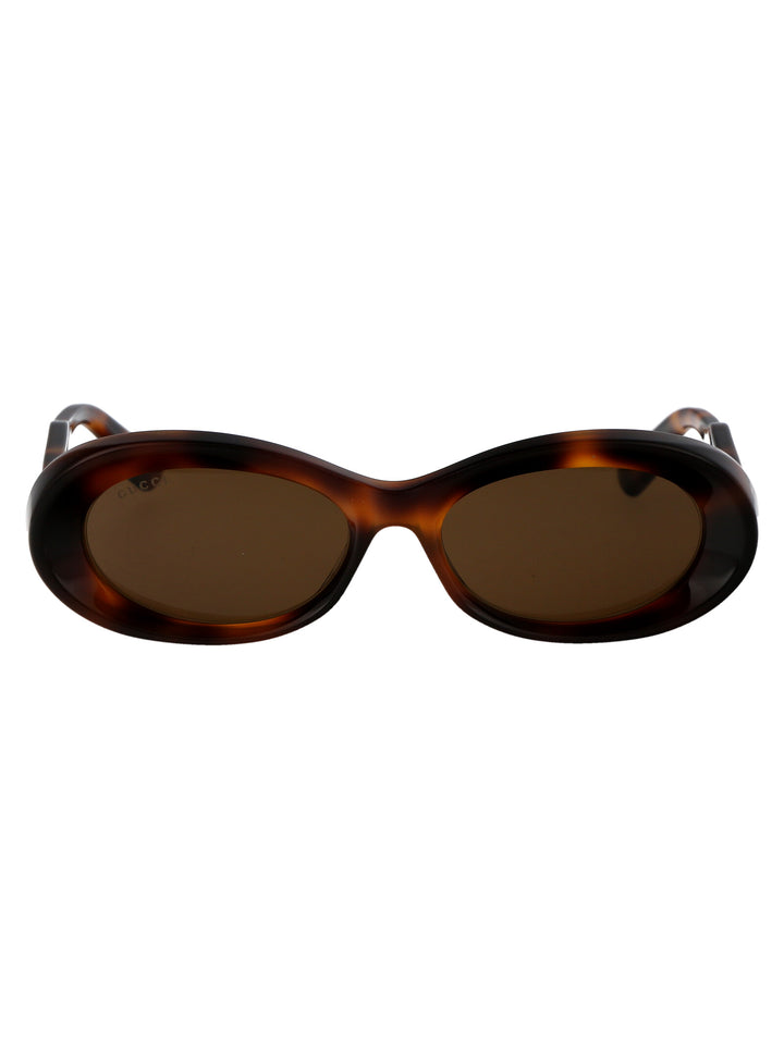 Gucci SUNGLASSES - Brown | 47674cd356312efcfb7ad8957c4dc63ef923f379