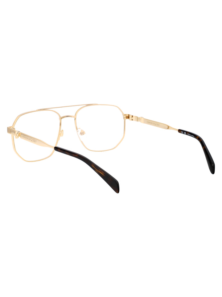 Alexander Mcqueen OPTICAL - Gold | 91a5f715d21bcd32b429179ea7cc6be66cdb2903