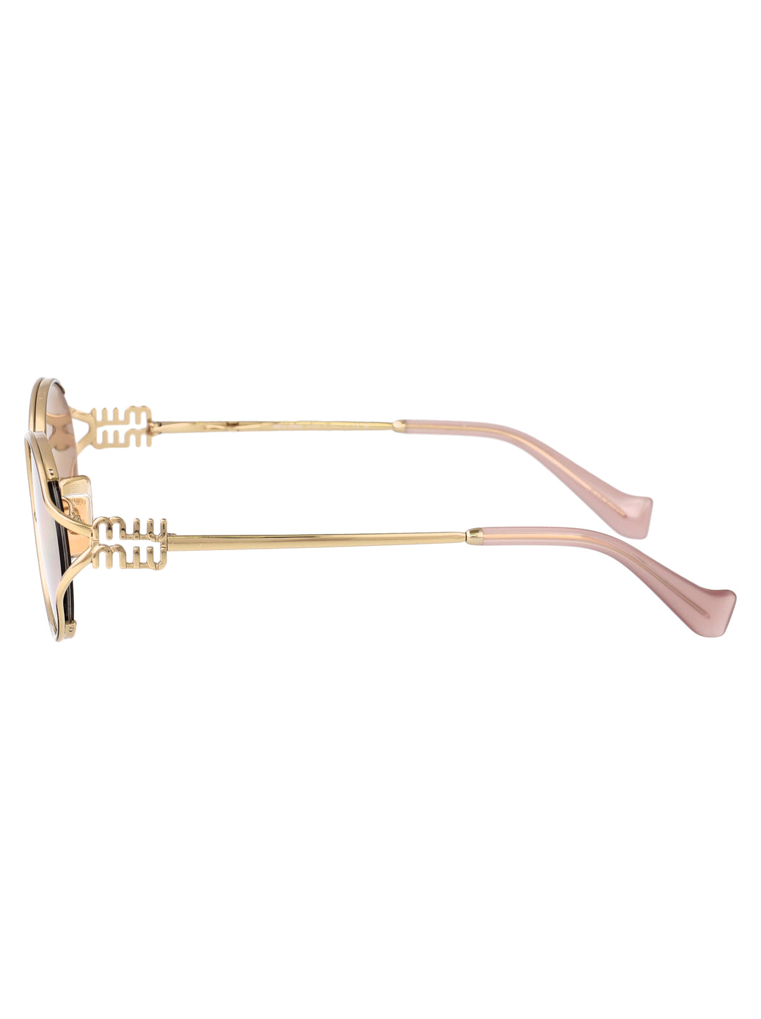 Miu Miu SUNGLASSES - Gold | 3328140b1fd03fec8c88b7fbbf75215fdd2e1c50
