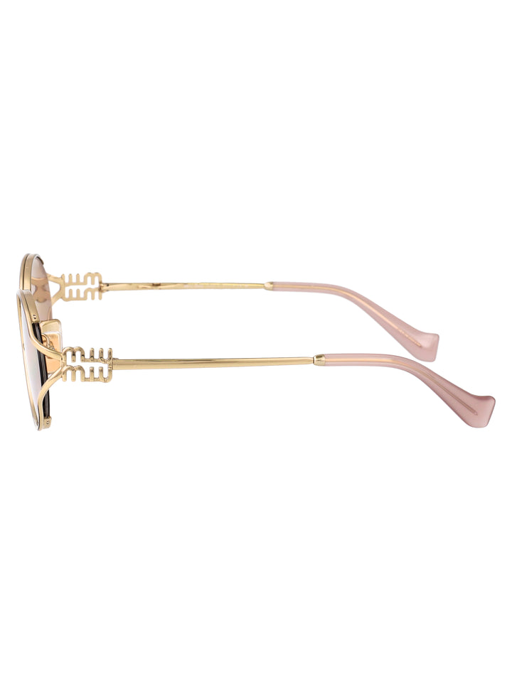 Miu Miu SUNGLASSES - Gold | 3328140b1fd03fec8c88b7fbbf75215fdd2e1c50