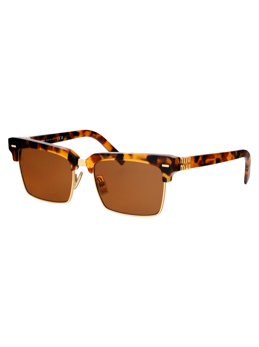 Miu Miu SUNGLASSES - Brown | e2385f0626e5eadfcb57654ff4c9277ee5f858a4
