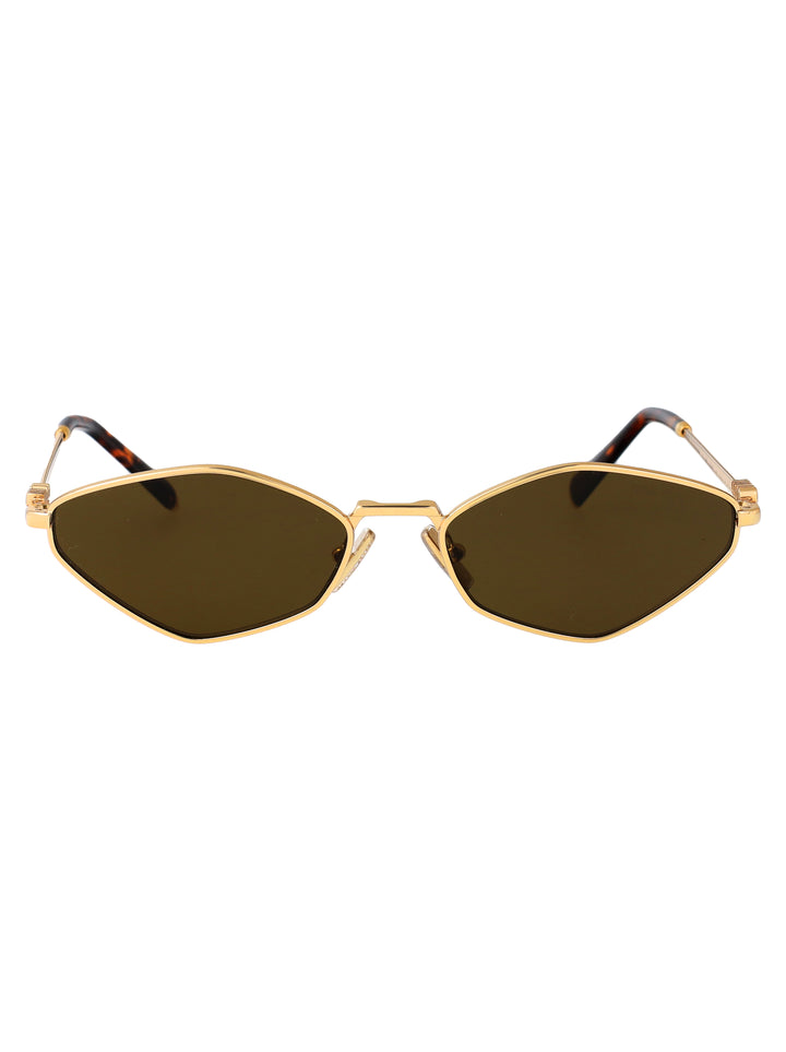 Miu Miu SUNGLASSES - Gold | 1b16609f57f28c6e8da0c950e36bc00e4e73f4d0