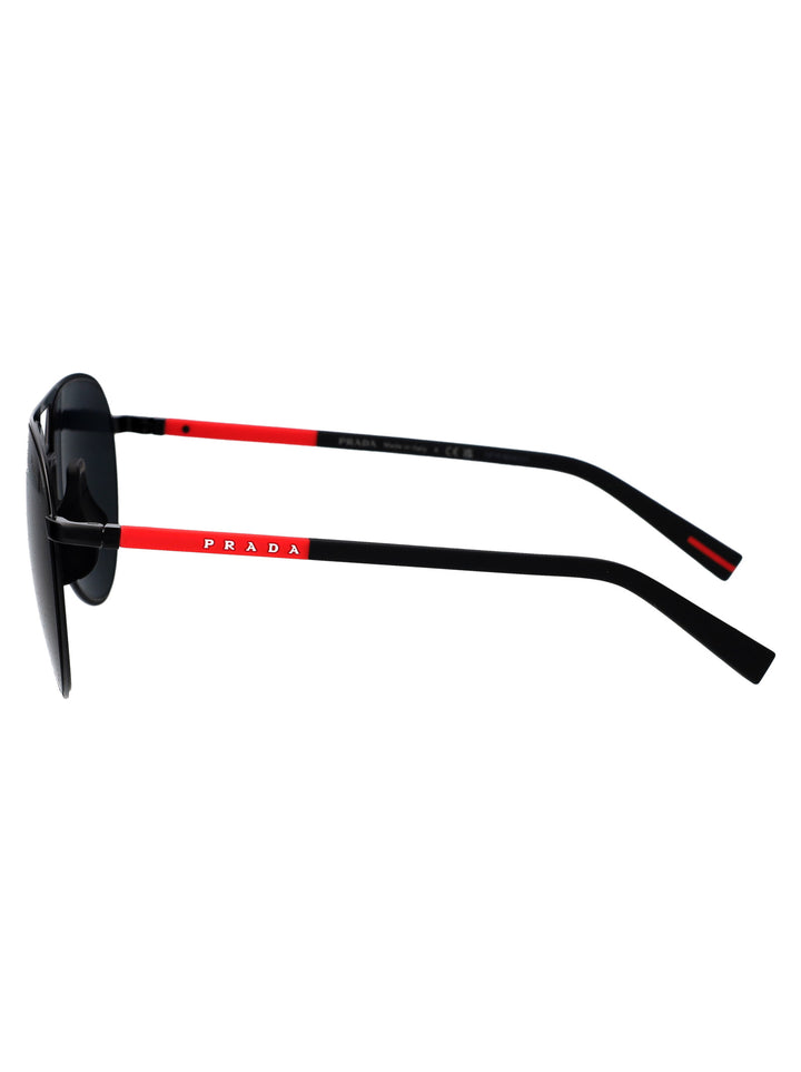 Prada Linea Rossa SUNGLASSES - Black | d7f5a9a10fa888674016109e2f3a334a80210706