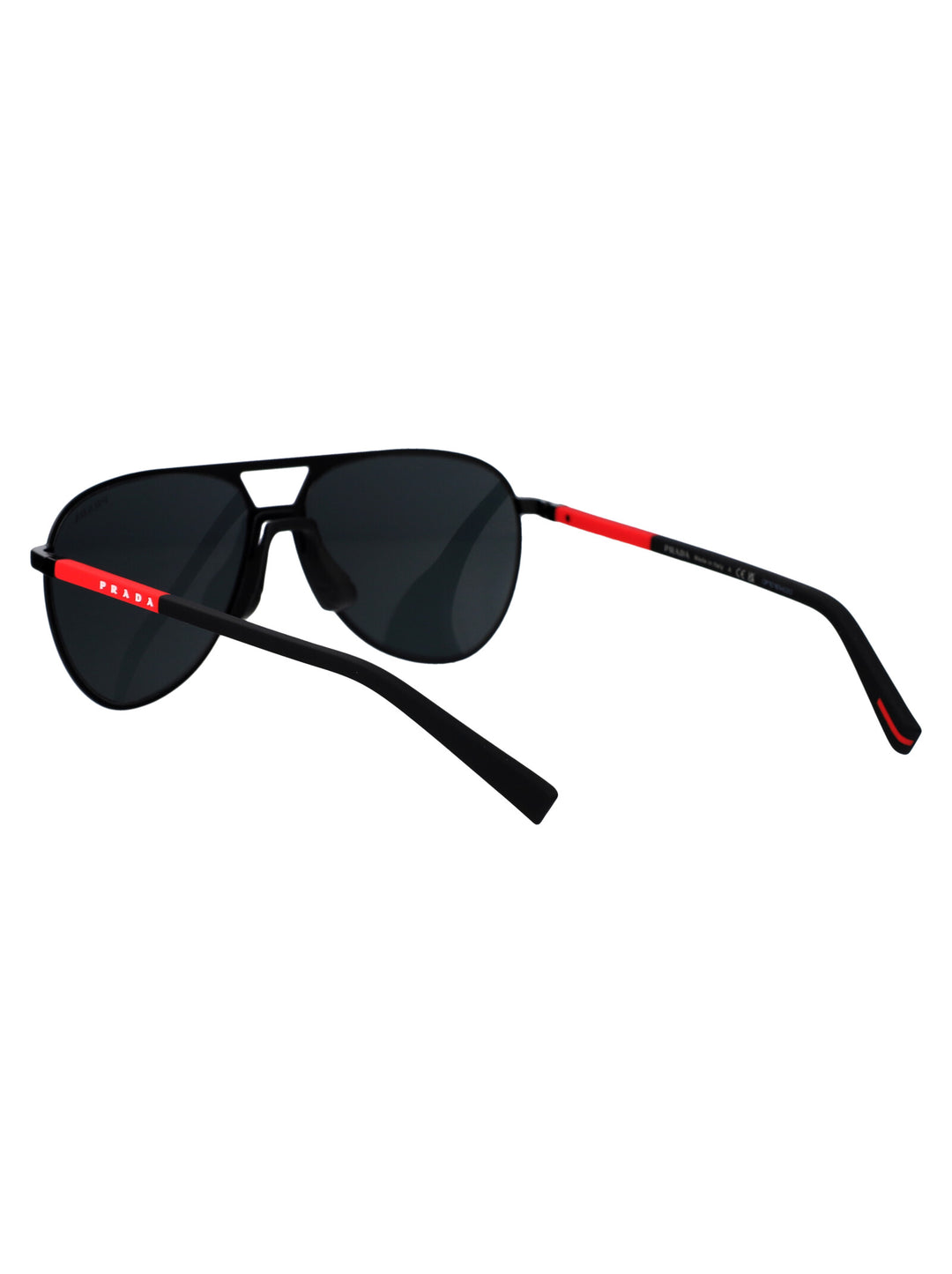 Prada Linea Rossa SUNGLASSES - Black | 4cad2f43aecb1becaf2faf2ea5313bdc3f1f359a