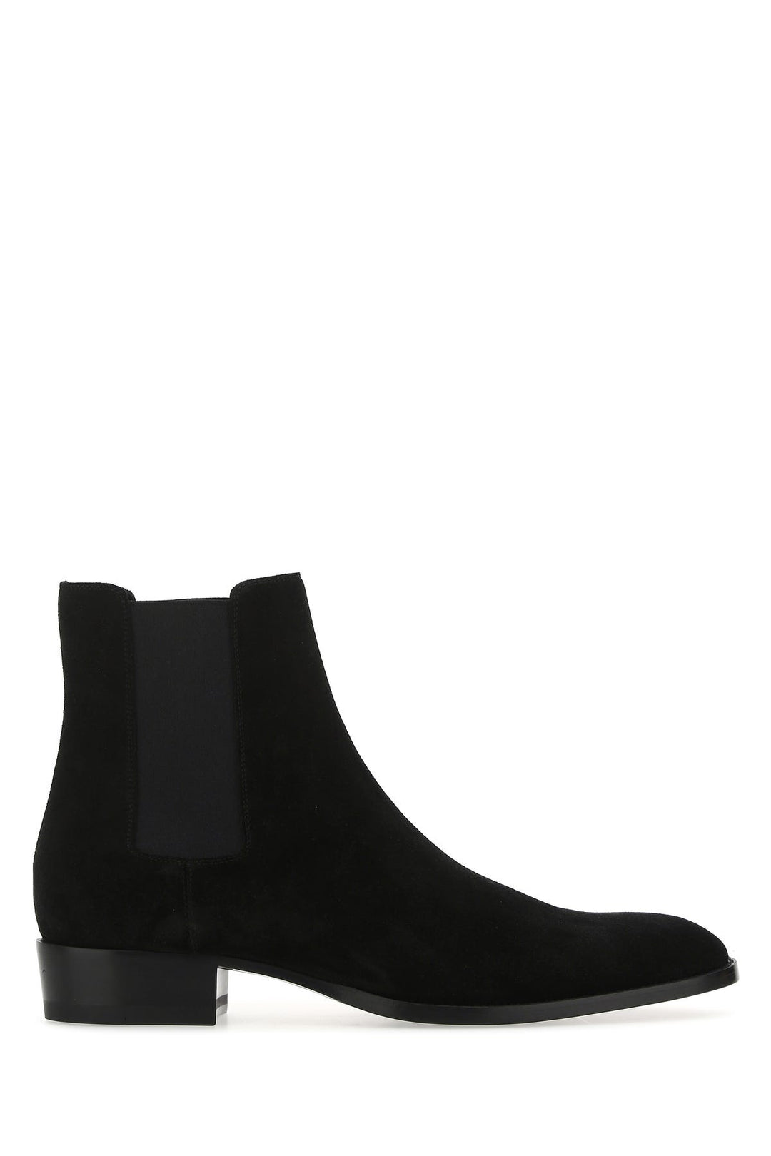 Black suede Wyatt ankle boots