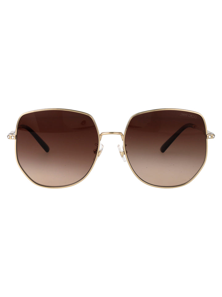 Jimmy Choo SUNGLASSES - Gold | b1c4d6db69a21eb755c54e7f8ca2534b3fe24bda