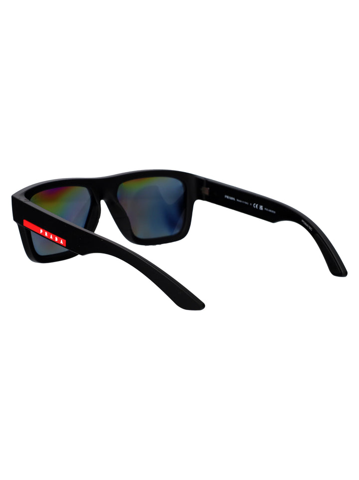 Prada Linea Rossa SUNGLASSES - Black | 985c509f054cbeed44792d89e29a2b1308bbb4ea