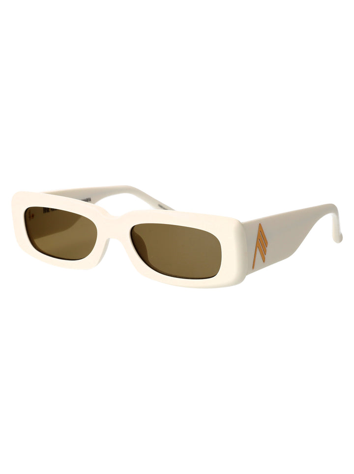 The Attico SUNGLASSES - White | 1b9f67cb0da81f4d1311030dd7e9bfbbecdddcd1