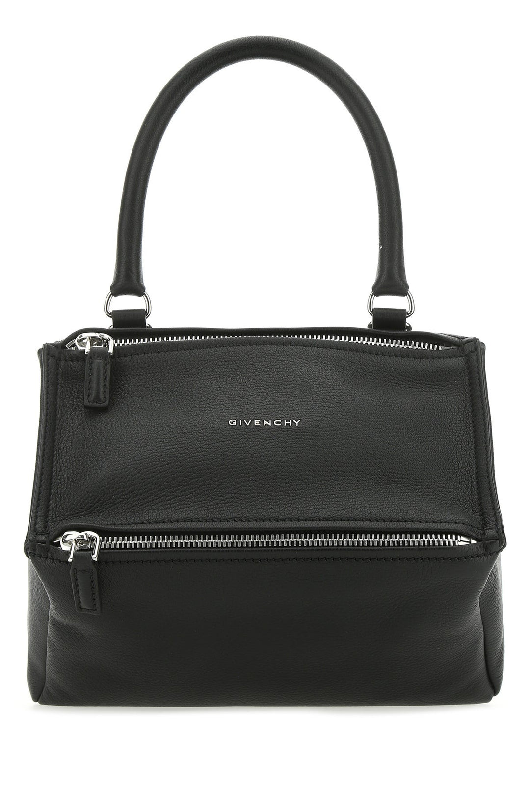 Black leather small Pandora handbag