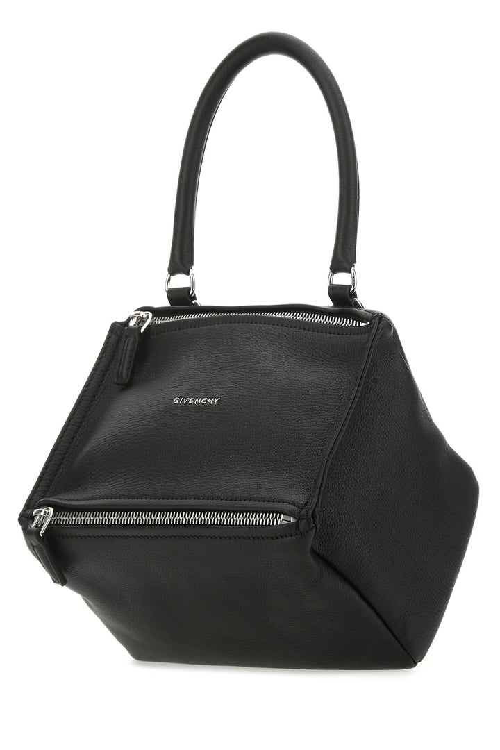 Black leather small Pandora handbag