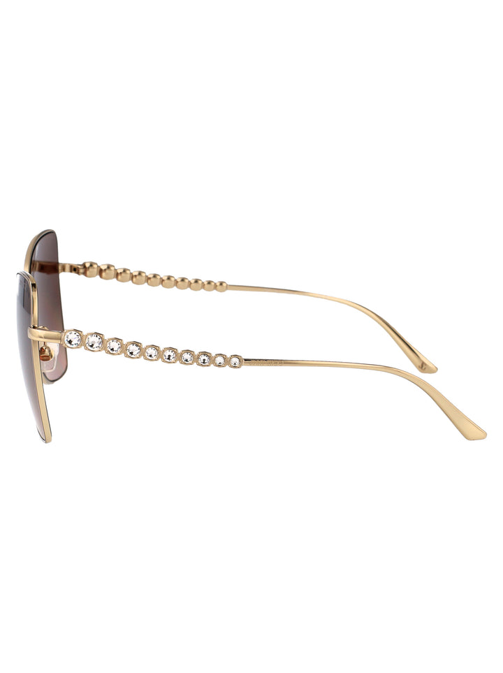 Jimmy Choo SUNGLASSES - Gold | f9fb2be43b9e9db35c204a4c2c89c817fcf47e3f